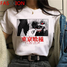 Camiseta masculina anime japonês tokyo ghoul, camiseta de verão unissex com desenho de kaneki ken 2024 - compre barato