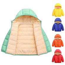 Nova moda das crianças jaquetas de inverno para meninas adolescentes inverno quente bebê parkas para meninos infantil casaco com capuz vermelho exterior 2024 - compre barato