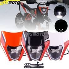 Faro LED HI/LO de doble haz para Motocross, máscara de carenado para EXC TPI XC-W, fábrica, seis días, 250, 300, 450 2024 - compra barato