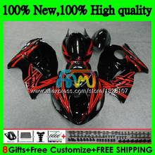 Hayabusa For SUZUKI GSX-R1300 GSXR 1300 Red black hot 1996 1997 1998 1999 2000 2001 48BS.87 GSXR1300 96 97 98 99 00 01 Fairings 2024 - buy cheap