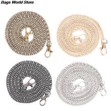 100cm Handbag Metal Chains For Bag DIY Purse Chain With Buckles Shoulder Bags Straps 1PC Handbag Handles Bag Parts & Accessories 2024 - buy cheap