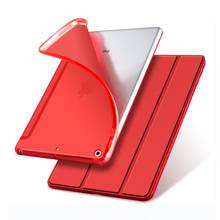 Ultra-thin Slim Tablet Case For IPad 8th 10.2 2020 Flip Magnetic Tri-Folding Stand Holder PVC Soft Cover For iPad7 2019 10.2" 2024 - buy cheap