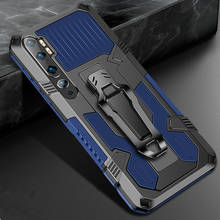 Funda con Clip para cinturón a prueba de golpes para Xiaomi Mi Note 10, 10 pro, 10T, 10, Tpro, Xiaomi Note 10 pro, funda híbrida resistente con soporte 2024 - compra barato