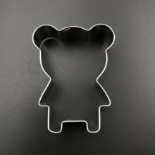 Little Bear Shaped Stainless Steel Biscuit Cookie Cutters DIY Stainless Steel Cake Mold Kitchen Bakeware Tool Baking Mold 2024 - buy cheap