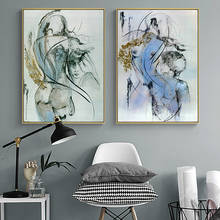 Abstract Nude Women and Man Canvas Painting Modern Posters and Prints Wall Art Picture for Living Room Decor Cuadros 2024 - buy cheap