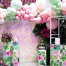 103 pçs hawaii pastel verde rosa balões garland arco kit com balão de tira para o havaí balão tropical decoração da festa de aniversário 2024 - compre barato