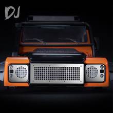 1/10 Simulation Climbing Car Traxxas Trx4  Defender Metal Simulation Front Grille Net Protective Lampshade Front Face Decoration 2024 - buy cheap