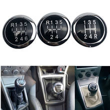5/6 Speed Black Car Accessories Gear Shift Knob Emblem Badge Trim Cap Top Cover For VAUXHALL OPEL ASTRA III H CORSA D 2004-2010 2024 - compre barato
