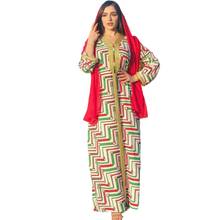 Vestidos africanos para mujer, caftán Abaya, Dubái, Turquía, musulmán, moda árabe, Islam, largo, Mode De 2021 2024 - compra barato