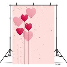 Fundo fotográfico para parede, rosa, coração vermelho, adereço para cenário, foto de amor para o dia dos namorados, estúdio, sessão para chá de bebê 2024 - compre barato