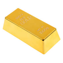 6inch Fake Fine Gold Bullion Bar Paper Weight Door Stop Art Gifts for Kids 2024 - купить недорого