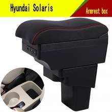 Apoio de braço para hyundai accent rb solaris 2010-2019, console, caixa de armazenamento, descanso de braço 2011 2016 2012 2013 2024 - compre barato