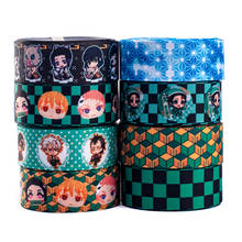 10yards different sizes hot Japanese cartoon pattern printed grosgrain ribbon 2024 - buy cheap