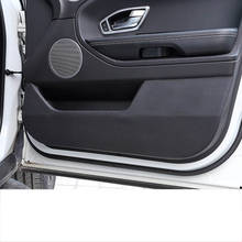 leather car door anti-kick mat anti-scratch pad carpet for Range Rover Evoque 2011 2012 2013 2014 2015 2016 2017 2018 2024 - buy cheap