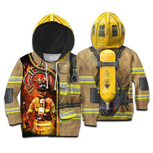 Толстовки с 3D-принтом Пожарника, детский пуловер, свитшот, спортивный костюм, куртка, футболки, костюмы для мальчиков и девочек, стиль-7 2024 - купить недорого
