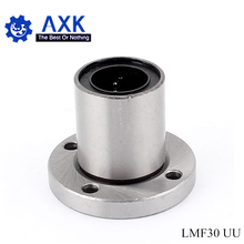 Free Shipping LMF30UU 30mm flange linear ball bearing for 30mm linear shaft CNC 2024 - buy cheap