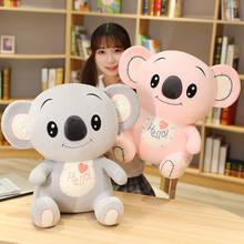 Novo popular koala brinquedo de pelúcia macio dos desenhos animados animal koala kawaii recheado boneca cama sofá travesseiro nap travesseiro amigos presente aniversário da menina 2024 - compre barato