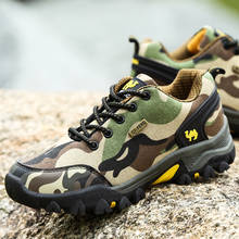 Camouflage Outdoor Sports Shoes Couple Non Slip Wear-resisting Men's Hiking Shoes Trekking Sneakers For Men botas montaña hombre 2024 - buy cheap