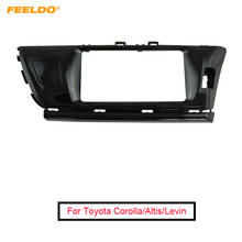 FEELDO Car CD/DVD Audio Stereo Fascia Frame Plate For Toyota Corolla/Altis/Levin Radio 2DIN Dash Panel Trim Kit #MX4914 2024 - buy cheap