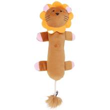 Dorakitten 1pc Plush Dog Toy Bite-Resistant Animal Lion Giraffe Shape Dog Chew Toy Pet Sound Toys Pet Supplies Dog Favors 2024 - buy cheap