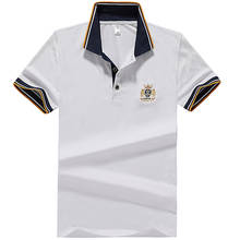 Size 6XL 7XL 8XL Polo Shirts Men Embroidery Men Polo Shirts Solid Casual Polo Tee Shirt Tops Anti-Pilling Polos Masculina Hombre 2024 - buy cheap