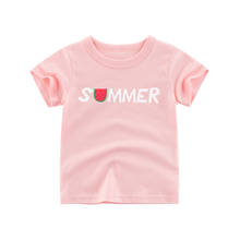 Girls T shirt for Summer 2-8 Years Infant Cotton Baby Print Kids Boys Tops Tees Children Clothing Child Boys Clothes 2024 - buy cheap