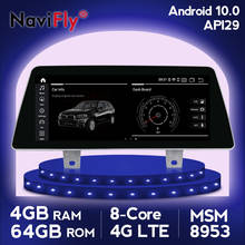 ¡2021Top! Reproductor multimedia con GPS para coche, dispositivo con Android 10,0, 4GB + 64GB, Carplay, DSP, WIFI, para BMW serie 5, G30, 2018, EVO 2024 - compra barato