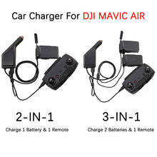 For DJI Mavic Air Drone Intelligent Battery Charging Hub Car Charger Connect USB Adapter Multi Battery Remote Control Accessory 2024 - buy cheap