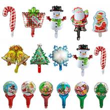 50pcs Mini Size Merry Christmas Day Foil Balloons Snowman Santa Claus Christmas Theme Party Decoration Supplies Air Globos Toys 2024 - buy cheap