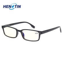 Henotin Reading Glasses Spring Hinge Blue Light Blocking Anti UV Ray Men and Women Computer Readers Eyeglasses 2024 - buy cheap