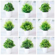 1PC Artificial Plant Small Tree Potted Plant Fake Bonsai Plant Table Decor for Home Office Hotel Wedding Party Garden Decoration 2024 - buy cheap