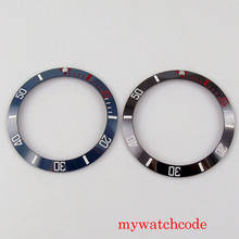 Accesorios de reloj de 38mm, repuesto de reloj de pulsera con inserto de bisel de cerámica negro/azul 2024 - compra barato