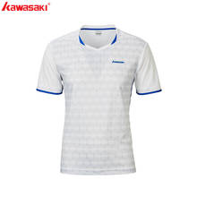 Kawasaki Badminton T-Shirt Men Female Tennis Shirt Quick Dry Short-Sleeve Training  Breathable Shirts For Male ST-R1222 2024 - купить недорого