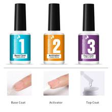 Base And Top Coat Gel Nail Polish UV 8ml Transparent Soak Off Gel Polish Gel Varnish Nail Art TSLM2 2024 - buy cheap