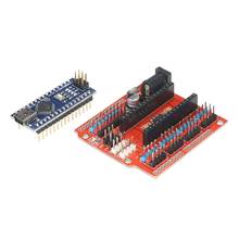 NANO I/O Expansion Sensor Shield RED Module + UNO R3 Nano V3.0 ATmega328P Board for Arduino 2024 - buy cheap