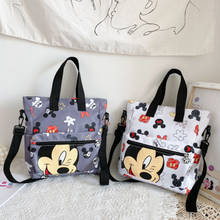 Disney Student cram bag female mickey mouse handbag  messenger shoulder bag new cartoon bag shopping bag children tote bag 2024 - buy cheap