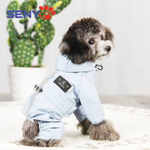 Chubasquero con capucha para perro y gato, Poncho reflectante para las cuatro estaciones, impermeable, suave y transpirable, para mascotas pequeñas y medianas 2024 - compra barato