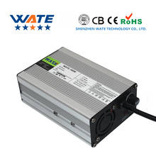 Carregador inteligente de bateria wate 12.6v 5a 12v li-ion, estojo de alumínio usado para 3 séries 12v bateria de íon-lítio 100v-240vac 2024 - compre barato