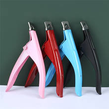 U Word Nail Art Tips Clipper Trimmer Scissors Round Edge Finger Cutter False Nails Manicure Tool 2024 - buy cheap