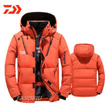 2021 Daiwa Jacket Men's Velvet Fishing Clothes Thicken Thermal Zipper Outdoor and Fishing Jacket Daiwa Winter Fishing Clothing 2024 - buy cheap