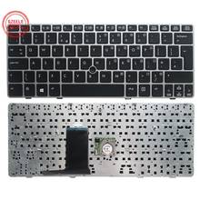 UK/ US NEW keyboard for HP EliteBook 2560 2560p 2570 2570P England Laptop KB SILVER frame 2024 - buy cheap