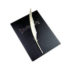 1PC Death Note Book Cosplay Notebook Journal Diary+Feather Theme Stationery Anime Supplies Notebook M0O7 2024 - buy cheap