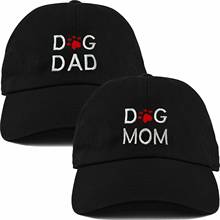 Printed Dad Hat Dog Mom Dog Dad Unconstructed Baseball Cap Hat Adjustable 2024 - buy cheap