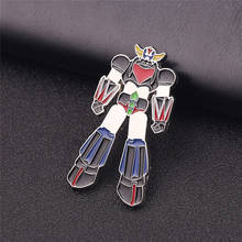 Animation Cartoon UFO Grendizer Robot Brooch pin Women Men Creative Jewelry Brooches for Adults Children Enamel Pins Safety Pins 2024 - buy cheap