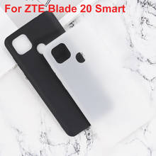 ZTE Blade 20 Smart Case Silicon Cover Soft TPU Matte Pudding Black Phone Protector Shell For Blade 20 smart Capa Coque 6.49" 2024 - buy cheap