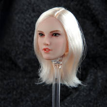 SET036 1/6 Female Head Sculpt Sliver Hair Girl Sexy Huntress Head Carving Fit 12" Inch Figure Body Toy 2024 - buy cheap
