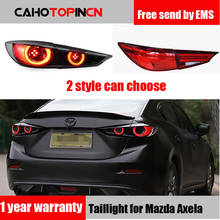 2 шт. для Mazda3 Axela 2014 2015 2016 2017 хвост светильник s Mazda 3 M3 светодиодный фонарь светильник светодиодный задний фонарь Certa хвост светильник 2024 - купить недорого