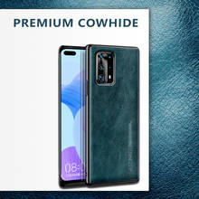 LANGSIDI-funda de piel auténtica para HUAWEI P40 PRO P30 LITE p20 MATE 40 30 PRO 20 LITE, funda de lujo para honor 30 V30 2024 - compra barato