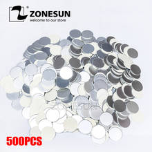 ZONESUN induction sealing customized size plactic laminated aluminum foil lid liners 500pcs for PP PET PVC PS ABS glass bottles 2024 - buy cheap