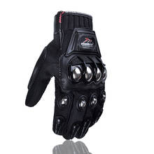 Alloy Steel Madbike Motorcycle Gloves Racing Gloves Motorbike Gloves Protective Guantes Luvas Para Motor Black Blue Red 2024 - buy cheap